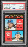 Rookie Stars - Bo Bichette, Anthony Kay [PSA 10 GEM MT]