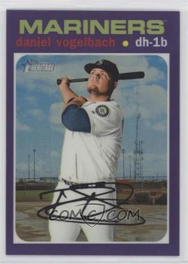 2020 Topps Heritage - [Base] - Hot Box Chrome Purple Refractor #THC-461 - Daniel Vogelbach