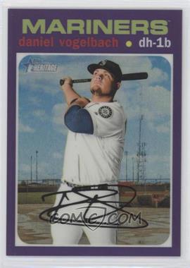 2020 Topps Heritage - [Base] - Hot Box Chrome Purple Refractor #THC-461 - Daniel Vogelbach