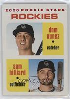 Rookie Stars - Sam Hilliard, Dom Nunez #/50