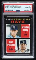 Rookie Stars - Brendan McKay, Michael Brosseau [PSA 10 GEM MT]