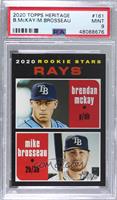 Rookie Stars - Brendan McKay, Michael Brosseau [PSA 9 MINT]