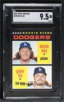 Rookie Stars - Dustin May, Gavin Lux (Base) [SGC 9.5 Mint+]