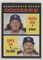 Rookie Stars - Dustin May, Gavin Lux (Base) [EX to NM]