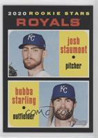 Rookie Stars - Josh Staumont, Bubba Starling [EX to NM]