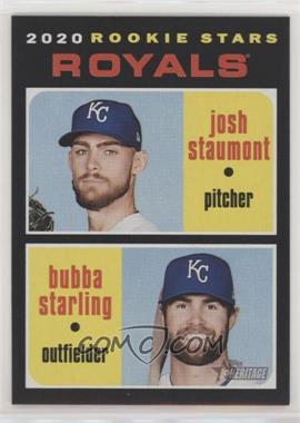 2020 Topps Heritage - [Base] #247 - Rookie Stars - Josh Staumont, Bubba Starling