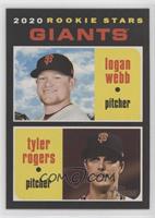 Rookie Stars - Logan Webb, Tyler Rogers