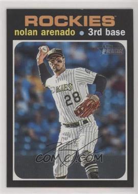 2020 Topps Heritage - [Base] #322.2 - Action Variation - Nolan Arenado