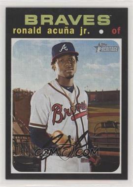 2020 Topps Heritage - [Base] #464.1 - Short Print - Ronald Acuna Jr. (Base)