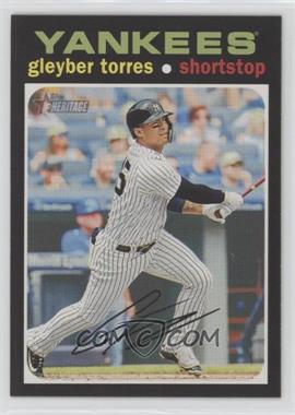 2020 Topps Heritage - [Base] #483.1 - Short Print - Gleyber Torres (Base)