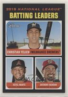 League Leaders - Christian Yelich, Ketel Marte, Anthony Rendon