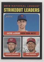 League Leaders - Max Scherzer, Jacob deGrom, Stephen Strasburg