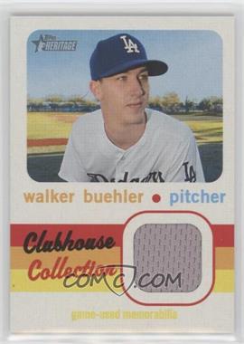 2020 Topps Heritage - Clubhouse Collection Relics #CCR-WB - Walker Buehler