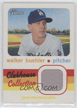 2020 Topps Heritage - Clubhouse Collection Relics #CCR-WB - Walker Buehler