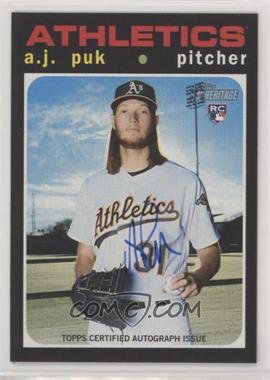 2020 Topps Heritage - Real One Autographs #ROA-AP - A.J. Puk