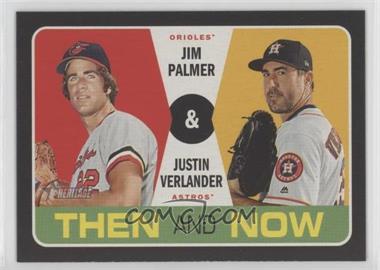 2020 Topps Heritage - Then and Now #TN-13 - Jim Palmer, Justin Verlander