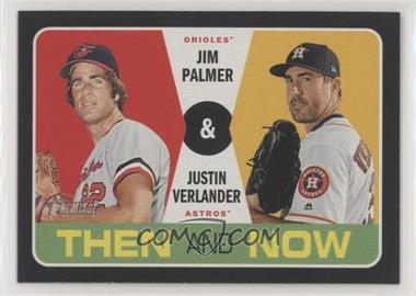 2020 Topps Heritage - Then and Now #TN-13 - Jim Palmer, Justin Verlander