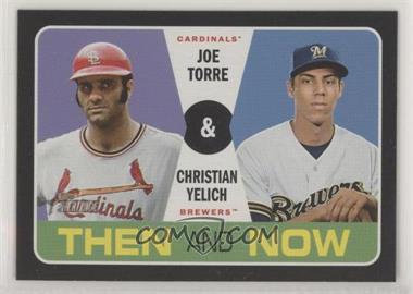 2020 Topps Heritage - Then and Now #TN-9 - Joe Torre, Christian Yelich