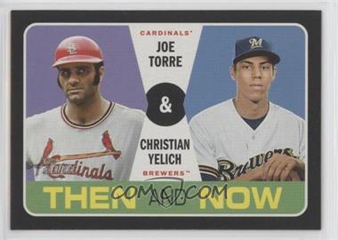 2020 Topps Heritage - Then and Now #TN-9 - Joe Torre, Christian Yelich