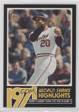 2020 Topps Heritage High Number - 1971 World Series Highlights #WSH-3 - Frank Robinson