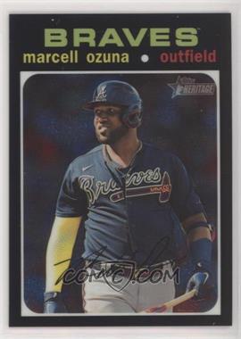 2020 Topps Heritage High Number - [Base] - Chrome #THC-723 - Marcell Ozuna /999