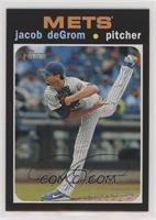 2016 Topps Chrome Blue Wave Refractor 144 Jacob deGrom 45/75 - Sportsnut  Cards