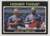 Miguel Sano, Nelson Cruz