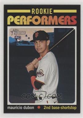 2020 Topps Heritage High Number - Rookie Performers #RP-14 - Mauricio Dubon