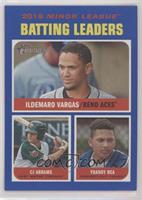 2019 Minor League Leaders - Ildemaro Vargas, Yoandy Rea, CJ Abrams #/99
