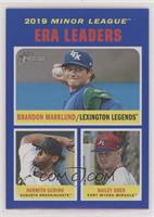 2019 Minor League Leaders - Bailey Ober, Norwith Gudino, Brandon Marklund #/99