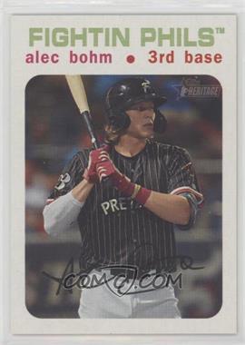 2020 Topps Heritage Minor League Edition - [Base] - White #129 - Alec Bohm /50