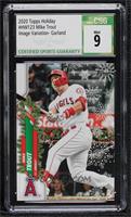 Short Print Variations - Mike Trout (Garland) [CSG 9 Mint]
