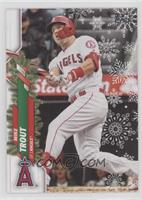 Rare Short Print Variations - Mike Trout (Candy Cane Bat)