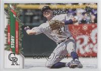 Short Print Variations - Trevor Story (Snow on Ground)