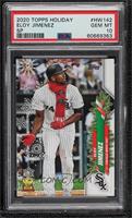 Short Print Variations - Eloy Jimenez (Scarf) [PSA 10 GEM MT]