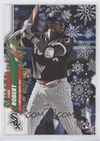 Rare Short Print Variations - Luis Robert (Candy Cane Belt and Bat)