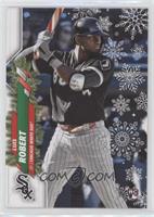 Rare Short Print Variations - Luis Robert (Candy Cane Belt and Bat)