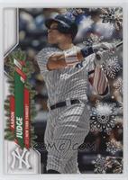 Short Print Variations - Aaron Judge (Candy Cane Arm Band & Sleeve)