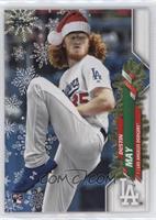 Short Print Variations - Dustin May (Santa Hat) [EX to NM]