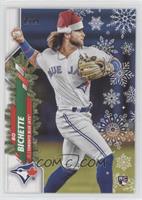 Short Print Variations - Bo Bichette (Santa Hat)