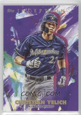 2020 Topps Inception - [Base] - Purple #50 - Christian Yelich /150