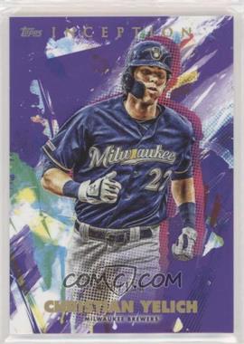2020 Topps Inception - [Base] - Purple #50 - Christian Yelich /150