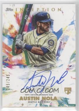 2020 Topps Inception - Rookies & Emerging Stars Autographs #RESA-AN - Austin Nola /245