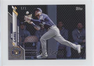 2020 Topps Mini - [Base] - Platinum #344 - Ben Gamel /1