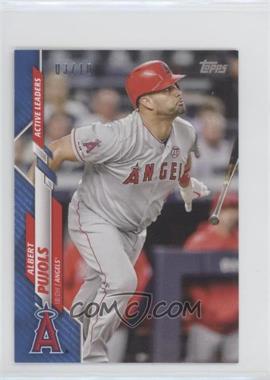 2020 Topps Mini - Update Series - Blue #U-259 - Active Leaders - Albert Pujols /10