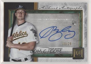 2020 Topps Museum Collection - Archival Autographs - Gold #AA-SM - Sean Murphy /25