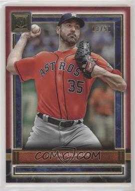 2020 Topps Museum Collection - [Base] - Ruby #39 - Justin Verlander /50