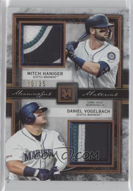 2020 Topps Museum Collection - Meaningful Material Dual Relics - Copper #DMR-HVO - Daniel Vogelbach, Mitch Haniger /35