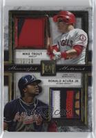 Ronald Acuna Jr., Mike Trout [EX to NM] #/10