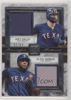 Joey Gallo, Elvis Andrus #/50